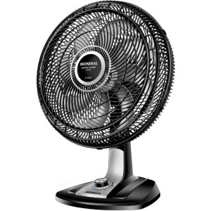 Ventilador 40cm Super Turbo 8 Pás Mondial Preto/Prata 140W 110V - VTX-40-8P