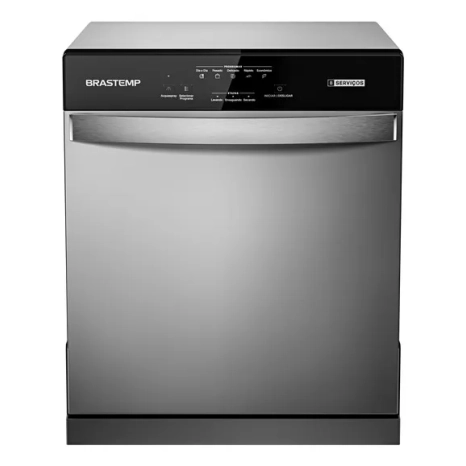 Lava Louças BLF08BS 8 Serviços Cor Prateado Brastemp 110V