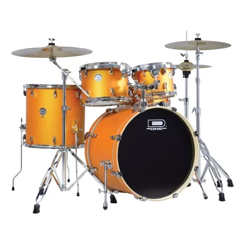 Bateria Acústica D One Rocket Dr20 Dr22 Completa Filme Duplo