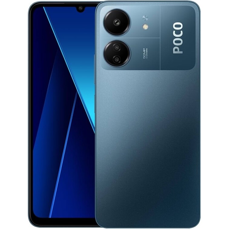 POCO C65 6GB+128GB 5000mAh 6.74" 90Hz HD+ display 50MP Camera NFC MediaTek Helio G85 Octa Core Azul