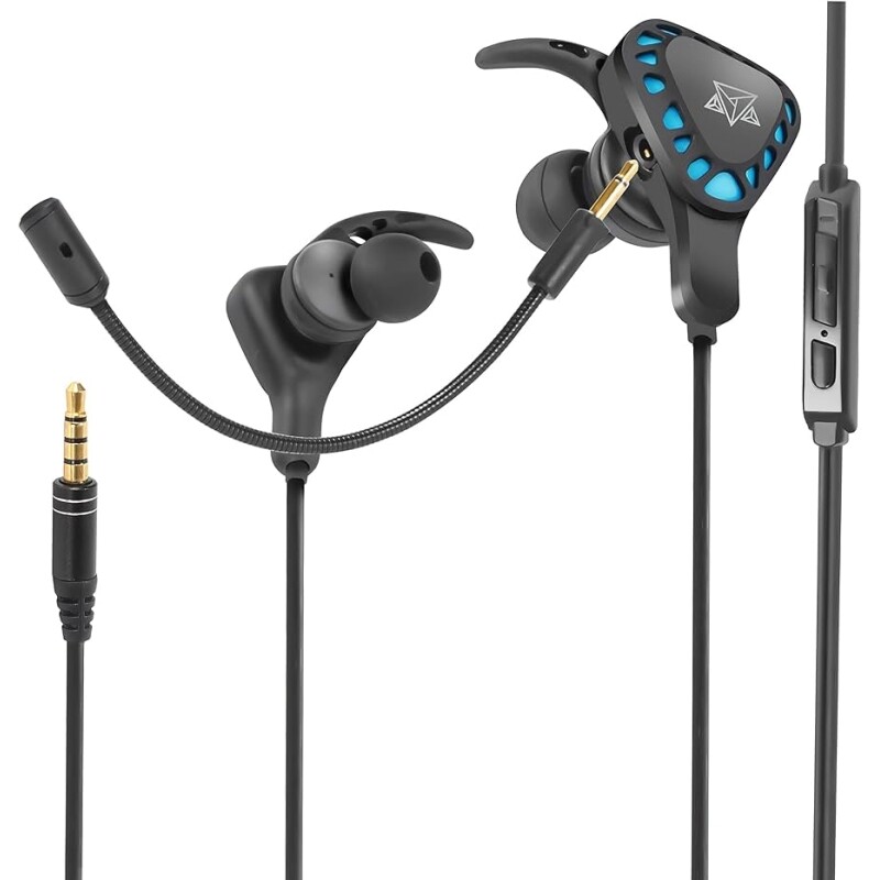 Headset Fone Gamer Celular P2 Pc Ps4 Ps5 Adamantiun Yari com Microfone Lives jogos chat video conferência intra auricular