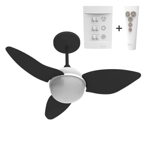 Ventilador de Teto Smart Plus 220V Aliseu Aliseu Smart 28532 Black Piano
