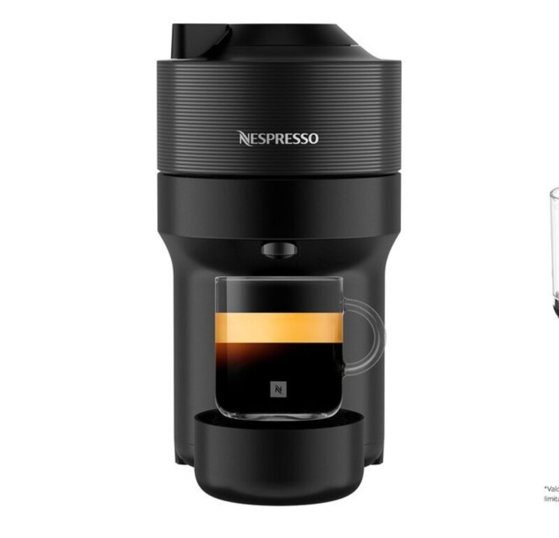 Cafeteira Nespresso Vertuo POP Preta para Café Espresso Manual