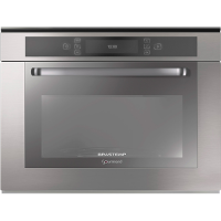 Micro-ondas de Embutir Brastemp Gourmand BMO40 40 Litros Inox