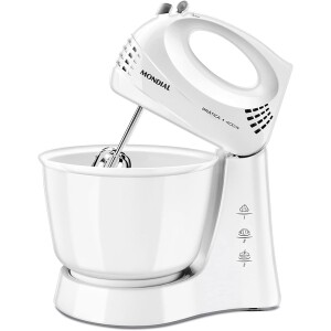 Batedeira Prática Mondial Branco 400W 220V - B-44-W