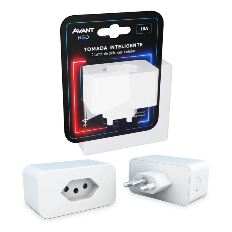 Tomada Inteligente Wifi 10a NEO Smart Alexa Google Tuya Smart Life