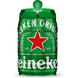 Heineken Cerveja Lager Barril Heineken 5 Litros