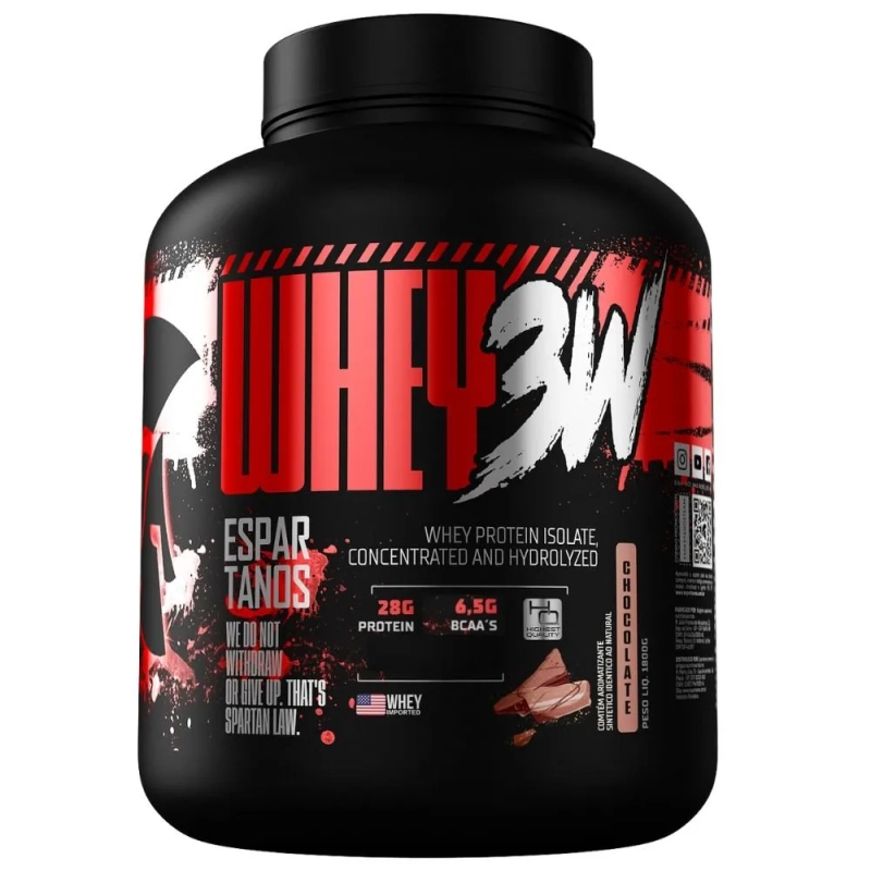 Whey Protein Espartanos 3W Performance Total - 1,8Kg