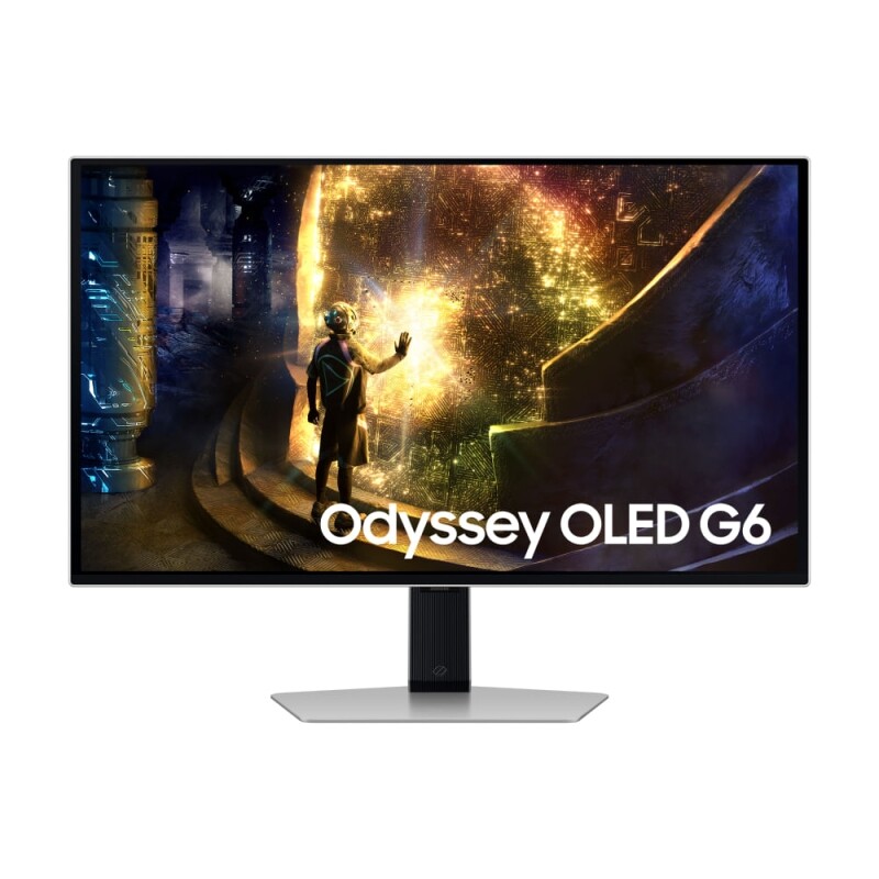Monitor Samsung Odyssey OLED G6" 27" QHD 240Hz 0.03ms DP HDMI USB FreeSync Premium Pro - LS27DG612SLXZD