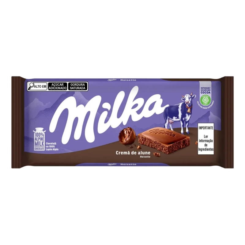 Chocolate Com Creme De Avelã Milka Noisette - 100g