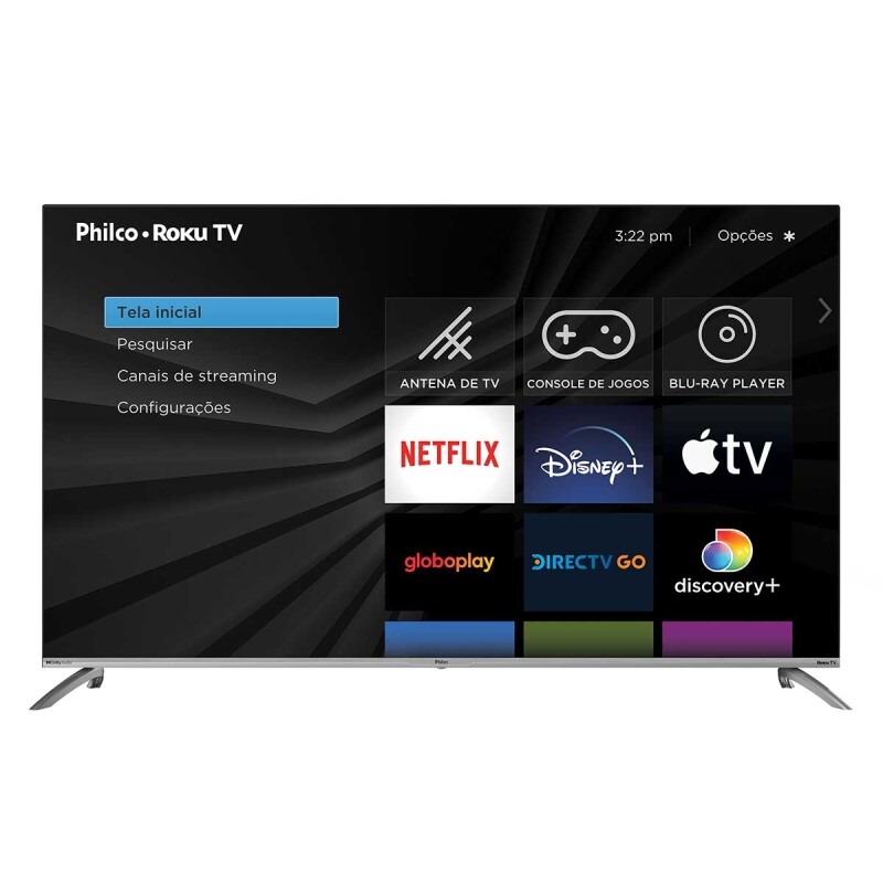 Smart TV Philco 58" 4K LED Dolby Audio PTV58G7UR2CSBL