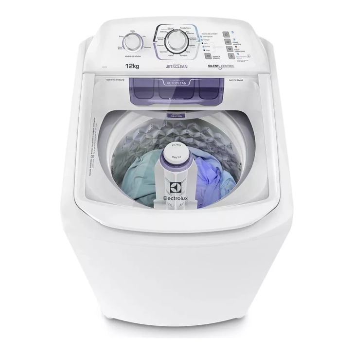 Lavadora Electrolux 12kg Com Dispenser Autolimpante Lac12 127V