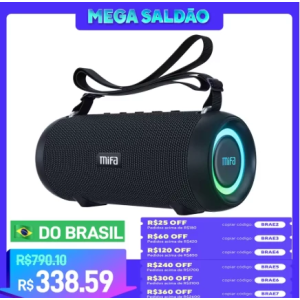 Mifa A90 Alto-falante Bluetooth 60W Potência de saída Alto-falante Bluetooth com amplificador Classe D