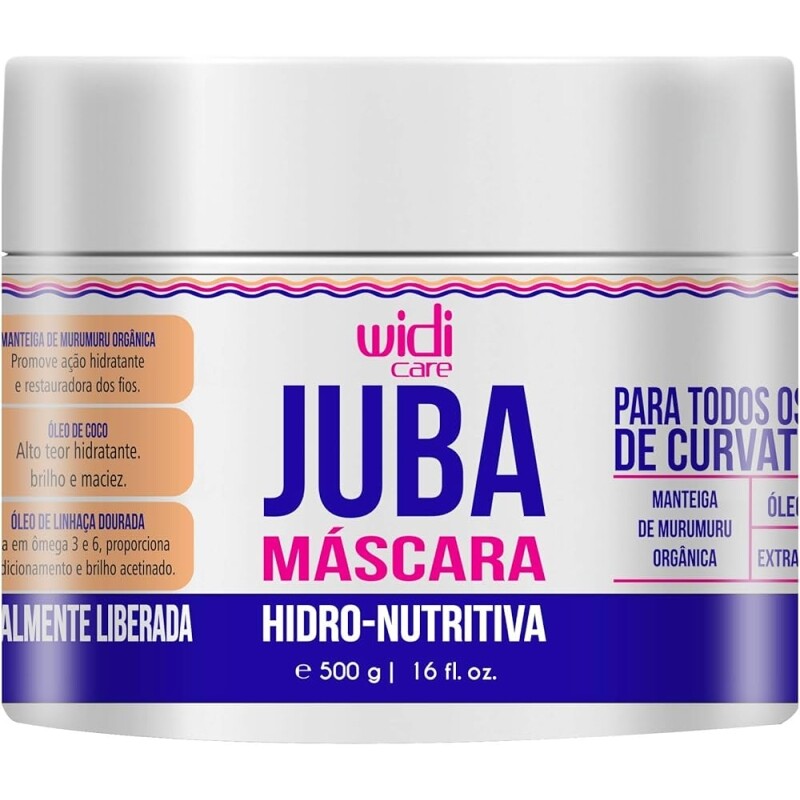 Widicare Juba Máscara Hidro-Nutritiva - Widi Care Widi Care Branco Médio