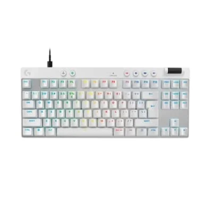 Teclado Gamer Logitech G PRO X TKL RAPID Switches Magnético-analógicos Modo Rapid Trigger Layout US Branco - 920-013132