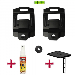 Suporte de Parede Fixo Universal Brasforma SBRU871 para TVs LED LCD Plasma 3D e Smart TV de 10" a 85"
