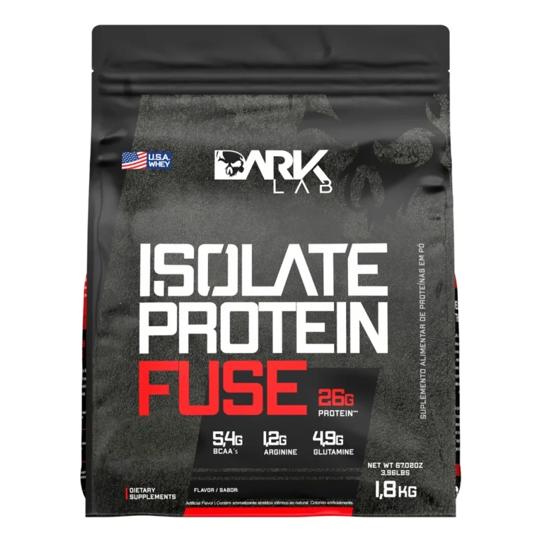 Whey Protein Dark Lab Isolate Protein Fuse Chocolate - 1.8kg