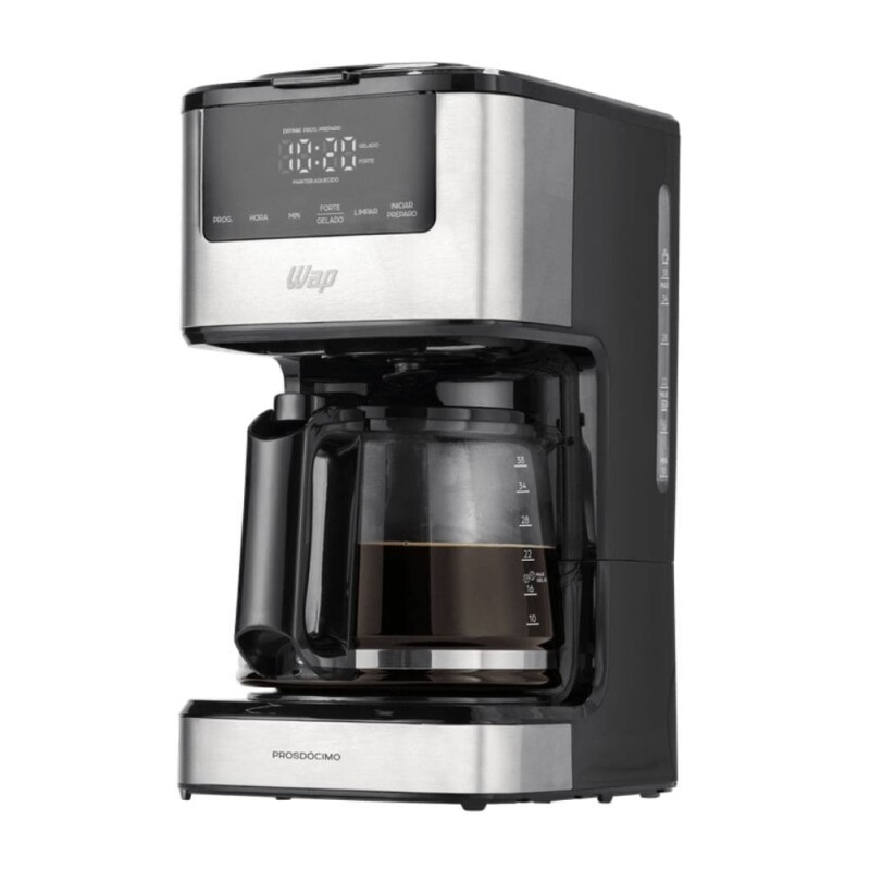 Cafeteira Elétrica Digital Timer Programável Wap 900W - 220V