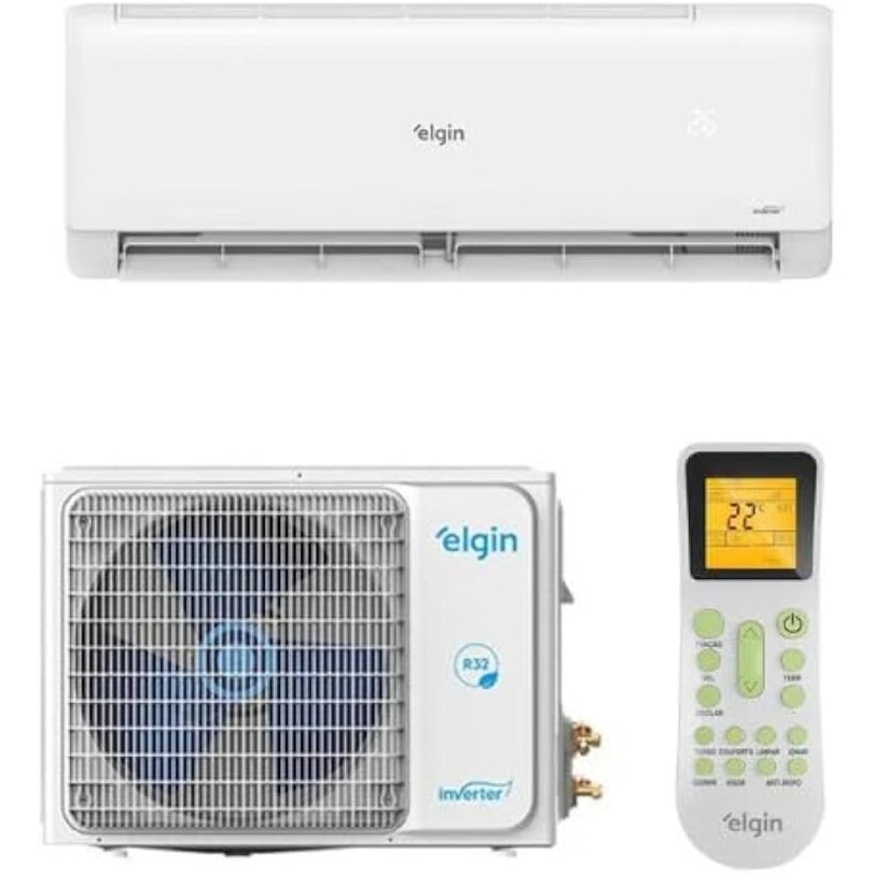 Ar Condicionado Inverter Elgin Eco II 18000 Btus Frio 220v R-32 Wi-Fi