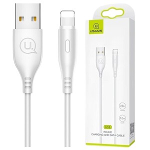 Cabo USB para Lightning para iPhone 1 Metro 2A Máximo Branco