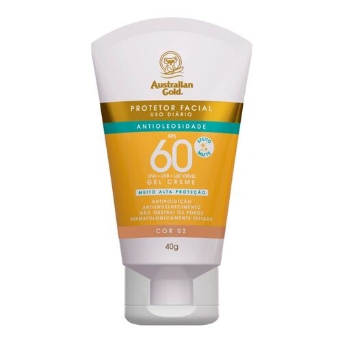 Protetor Solar Fácial Australian Gold AntiOleosidade 60FPS - 40g