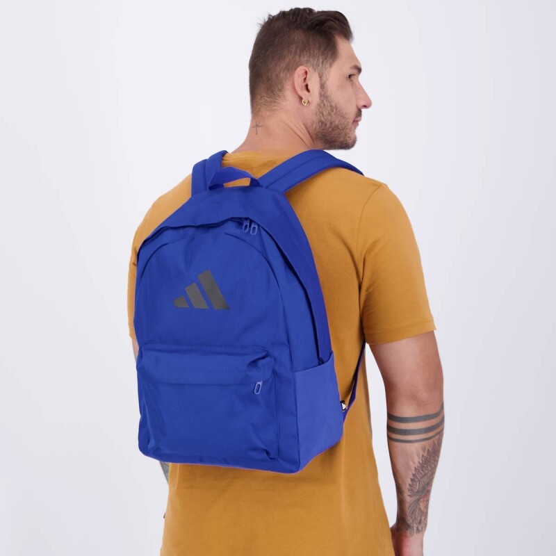 Mochila Adidas Classica Bars Azul -