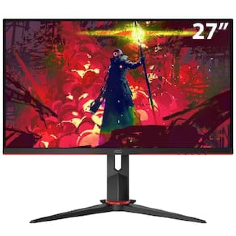 Monitor Gamer LED 27" Full HD AOC Hero 27G2/BK IPS 1ms 144 Hz G-Sync Design Premium Game Mode Shadow Control Modo