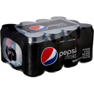Refrigerante Pepsi Zero BLACK Lata 350Ml Pack (12 Unidades)