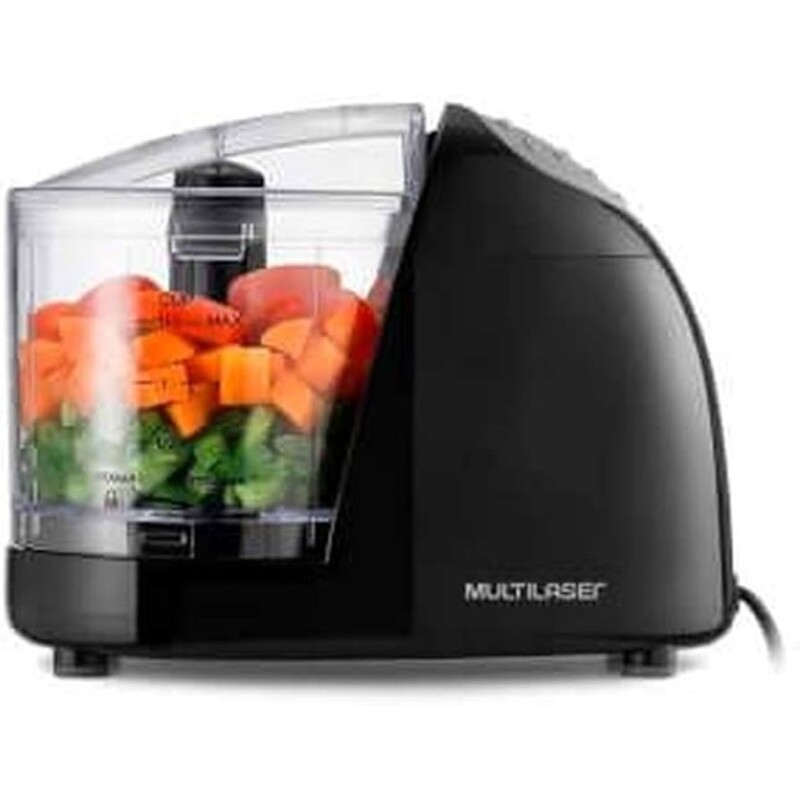 Mini Processador de Alimentos com 100W 350ml Lâminas em Inox Multilaser CE077