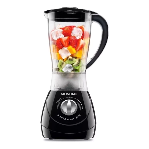 Liquidificador Mondial Power Black 550W 1,5L - L-28