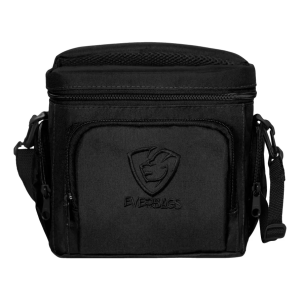 Bolsa Térmica Fitness Master Black Multiuso Porta Marmita Frasqueira Everbags  Preto