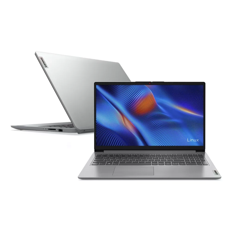 Notebook Lenovo Ideapad 1 Intel Core i3 1215U 4gb Ram 128gb Ssd Linux Tela 15,6" Intel Uhd Graphics 82VYS01100