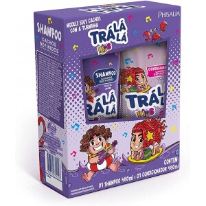 ZKMAGIC Kit Shampoo Cachos Personagem Trá Lá Lá Kids Roxo