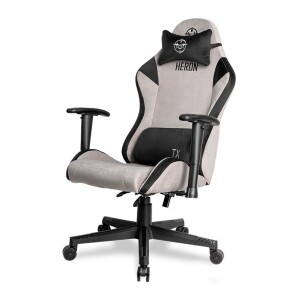 Cadeira Gamer TGT Heron TX Tecido Preto e Cinza TGT-HRTX-FB01