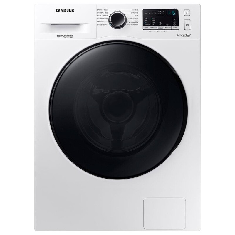 Lava e Seca Samsung WD11A 3 em 1 Branca com Ecobubble e Lavagem a Seco WD11A4453BW 11 kg - 220V