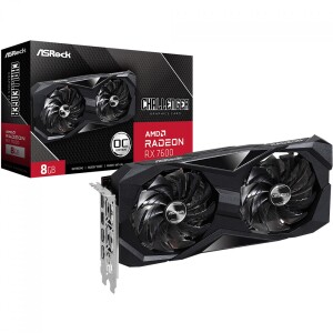 Placa de Vídeo AsRock AMD Radeon RX 7600 Challenger OC