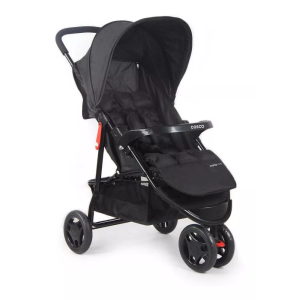 Carrinho de Bebê Cosco Kids, Toffy, Preto Absoluto