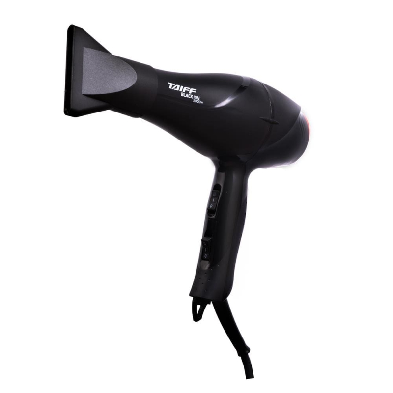 Secador de Cabelos Taiff Black Íon Motor AC Profissional 2000W