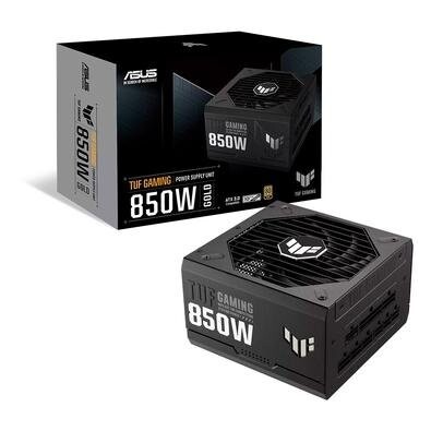 Fonte ASUS TUF Gaming 850W 80 Plus Gold Modular PFC Ativo Sem Cabo Preto - 90YE00S2-B0BA00