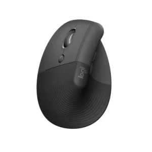 Mouse Ergonômico Sem Fio Lift Logitech Grafite - Para Canhoto
