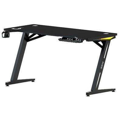 Mesa Gamer RGB Rise Mode Desk 04 Suporte para Copos Suporte para Headset Preto - RM-TB-04-BK