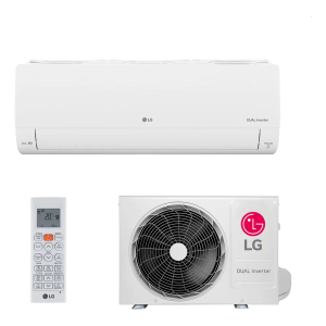 Ar Condicionado Split Hi Wall Inverter R-32 LG Dual Voice + AI 12000 Btus Quente/frio - S3UW12JA31A.EB2GAM1
