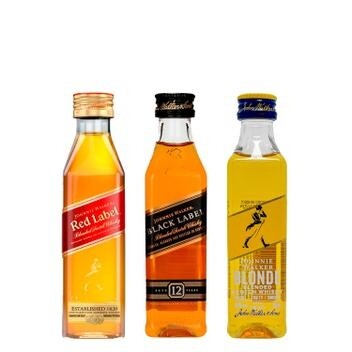 Kit Miniaturas Clássicas Johnnie Walker - Whisky