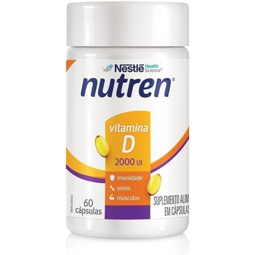 Suplemento Alimentar Nutren Vitamina D 2.000Ui 60 Cápsulas