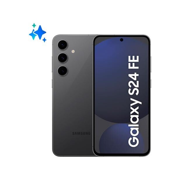 Smartphone Samsung Galaxy S24 FE Enterprise Edition 256GB 5G 8GB RAM Grafite 67" Câm Tripla + Selfie 10MP