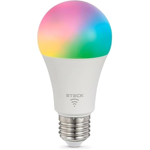 Steck Lâmpada Inteligente 12W RGBW Wi-Fi Bivolt