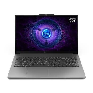 Notebook Lenovo LOQ-E Core i5-12450HX RTX 3050 16GB 512GB SSD 15.6" FHD IPS 144Hz Win 11 Luna Cinza- 83ME0007BR