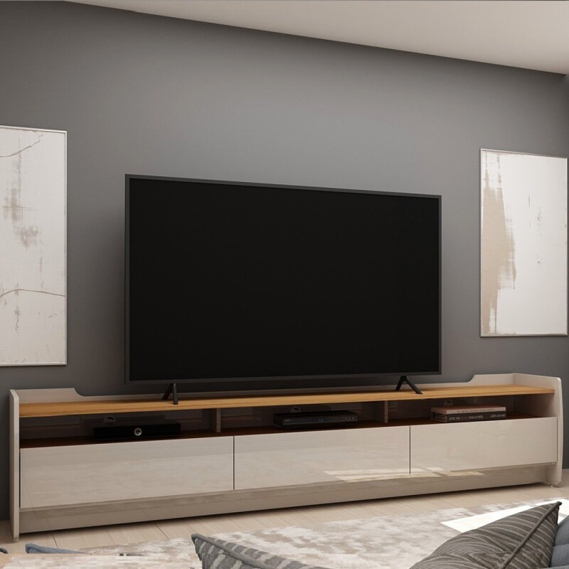 Rack para TV até 70 Polegadas 3 Gavetas 3 Nichos Sublime 220 100% MDF