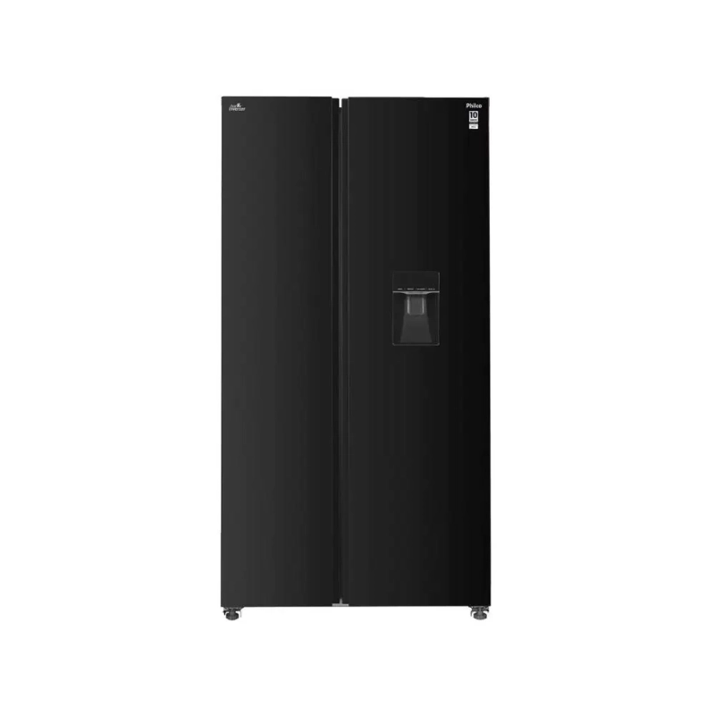 Geladeira/Refrigerador Philco Frost Free Side By Side Preto 434L PRF43A - 110V