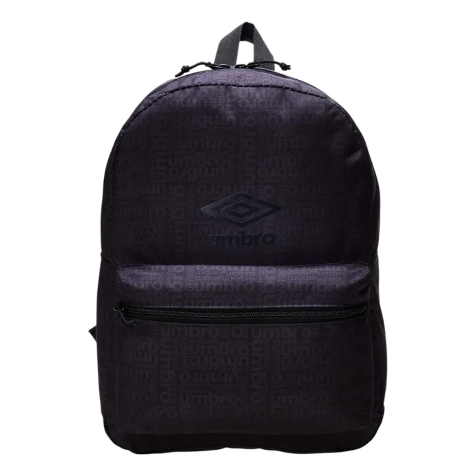 Mochila Unisex Umbro Print Cor Preto Desenho Do Tecido Liso